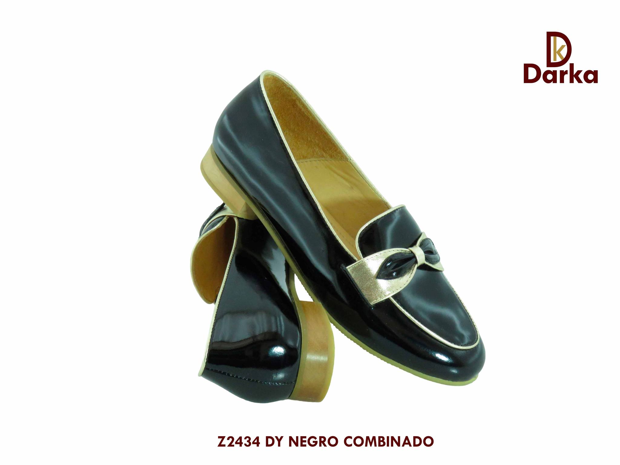 Z2434 DY CLN NEGRO COMBINADO  Mocasin